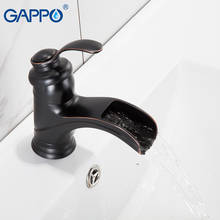GAPPO Basin Faucets black faucets waterfall basin sink faucet taps armatur bathroom faucet water taps mixer 2024 - buy cheap