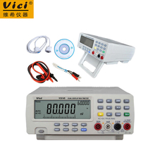 Vici VC8145 DMM Digital Bench Multimeter Temperature Meter Tester PC Analog 80000 counts Analog Bar Graph backlight 2024 - buy cheap