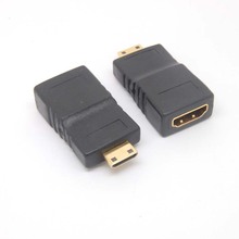 Mini HDMI (tipo C) macho A HDMI (tipo A) Hembra, adaptador V1.4, conector HDTV para cámara de TV, 1080p 2024 - compra barato