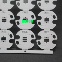 Led cree xpe/xpg/xte/3535 de 16mm, placa de base em alumínio pcb colorido, placa de circuito/placa de led pcb de 100 tamanhos 2024 - compre barato