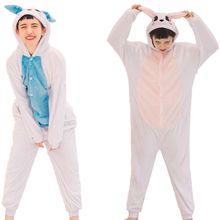 Mono de conejo pijama de 4 diseños para mujer, disfraz de Kigurumi, disfraz de Animal para Halloween y familia 2024 - compra barato