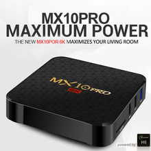 Mx10 pro-tv box inteligente android 9.0 4gb/32gb 9.0g, wi-fi, allwinner h6 uhd 4k media player 6k, decodificação de imagem, usb 2.4 vp9 2024 - compre barato