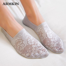 ARMKIN Summer Lace Thin women socks Fashion Korea Style Women Flower cotton Short Socks Loafers Invisible Ankle Socks For female 2024 - buy cheap