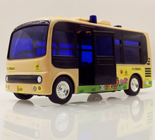 Camión serie Kindergarten autobús lanzadera juguetes inerciales Bring Voice modelo 2-4 años plástico electrónico con batería 2021 2024 - compra barato