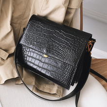 European Fashion Simple Women's Designer Handbag 2021 New Quality PU Leather Women Tote bag Alligator Shoulder Crossbody Bags 2024 - buy cheap