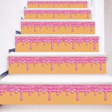 Adesivo de vinil autoadesivo para decoração de escada, decalque para renovação com escada e mural de parede 3d 2024 - compre barato
