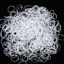 600pcs Clear Transparent Ponytail Braider Holder Elastic Rubber Band Hair Ties Ropes Rings Elastic Rubber Useful Unisex Headwear 2024 - buy cheap