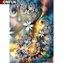 HOMFUN Full Square/Round Drill 5D DIY Diamond Painting "Flower landscape" 3D Embroidery Cross Stitch 5D Home Decor A17129 2024 - buy cheap
