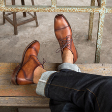 Botas Martin de cuero de alta calidad zapatos de cuero genuino estilo Vintage para hombres bota de ocio 2024 - compra barato