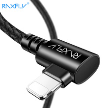RAXFLY L-TYPE Lighting to USB Cable For iPhone XS Max Data Sync Phone Cable Fast Charger For iPhone X 8 7 6S Plus Charging Wire 2024 - buy cheap