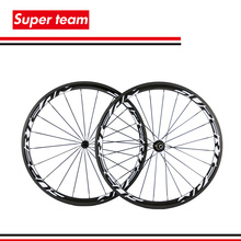 Superteam 38mm carbon clincher 700c wheelset bicycle road carbon 38mm clincher wheelset 2024 - buy cheap