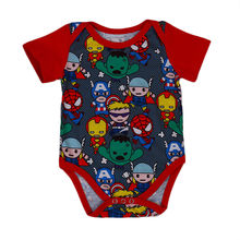 New Fashion Super Heroes Newborn Baby Boy Romper Jumpsuit Summer Cartoon Clothes Outfits 0-18M 2024 - buy cheap
