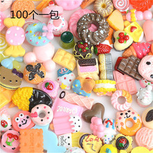 100pcs simulation miniature cake food set diy Candy 1/12 re-ment Mini Food Cakes Donuts dollhouse For barbie doll 2024 - buy cheap