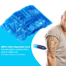 Saco descartável para tatuagem, máquina de tatuagem, acessório prático, 200 peças 2024 - compre barato