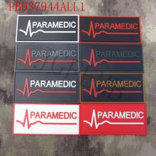 Emblemas de remendo do pvc 3d da moral tática militar médica do paramédico do batimento cardíaco 2024 - compre barato