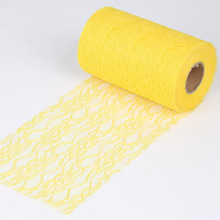 22M 15cm Yellow Tull Lace Roll Spool Fabric DIY Net lace Trim For Tutu Skirt Chair Table Runner Wedding Decoration 2024 - buy cheap