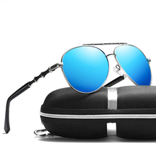 KJDCHD классические Брендовые мужские солнцезащитные очки из алюминия и магния HD поляризованные UV400 зеркальные Мужские солнцезащитные очки для женщин и мужчин Oculos de sol 2024 - купить недорого