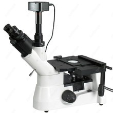 Microscop metalúrgico invertido -- amscope fornece o microscópio metalúrgico invertido super de 40x-1000x widefield + cam de 3mp 2024 - compre barato