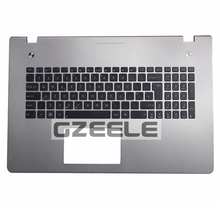 GZEELE for ASUS N76 N76V N76VB N76VJ N76VM N76VZ UI Layout keyboard With Silver Palmrest upper case KB bezel silver 2024 - buy cheap
