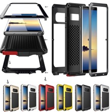 360 Full Protective Doom armor Metal Shockproof Case For Samsung galaxy Note 20 Ultra Note10 9 8 S9 S10 S20 S21 Plus Phone Cover 2024 - buy cheap