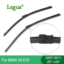Legua Wiper blades for BMW X5 E70(2007-2011),20"+24",car wiper,Boneless wiper, Windscreen Windshield Wipers, Car accessory 2024 - buy cheap
