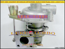 Turbocompressor rhf5 vida 8972402101 8971856452, frete grátis, para isuzu tablete rodeo, captador 2004-4ja1-l 4ja1l 4ja1 2.5l td 136hp 2024 - compre barato