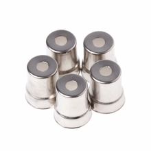5Pcs/Set Diameter 13mm Steel Cap Microwave Oven Replacement Round Hole Magnetron Silver Tone 2024 - buy cheap