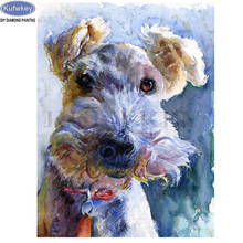 5d Diamond Embroidery,Full,DIY Diamond Painting terrier dog,Cross Stitch,Diamond Mosaic,Picture of Rhinestone,Diamant Home Decor 2024 - buy cheap