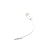 3,5 мм разъем AUX к USB 2,0 зарядное устройство Синхронизация данных аудио адаптер кабель для iPod Shuffle 3rd 4th 5th 6th gen шнур плеера разъем 2024 - купить недорого