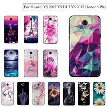 Phone Case For Huawei Y5 2017 Y5 III Y5 3 Case Silicon Soft Cover for Huawei Y6 2017 MYA-L22 MYA-L03 Honor 6 Play Bags TPU Cover 2024 - buy cheap