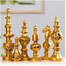 Chess crafts model, European retro home decorations ornaments 2024 - buy cheap