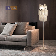 led e14 Nordic Iron Alumunum Chain Chrome Gold Designer LED Lamp LED Light LED Floor Lamp Floor Light For Bedroom 2024 - buy cheap
