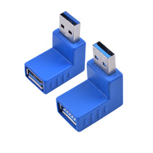 10pcs/lot 90 Degree Vertical Left Right Up Down Angled USB 3.0 Male to A Female M/F Adapter various USB3.0 Connector Converter 2024 - buy cheap