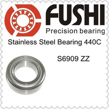 S6909ZZ Bearing 45*68*12 mm ( 5PCS ) ABEC-1 440C S 6909 Z ZZ S6909 Stainless Steel S6909Z Ball Bearings 2024 - buy cheap