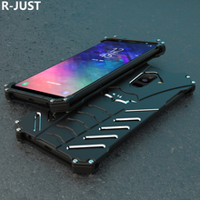 Capa de celular luxuosa para samsung galaxy a6 plus 2018, capa de alumínio rígido de metal à prova de choque para a9 star lite 2024 - compre barato