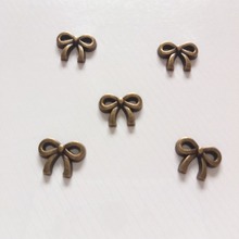 Novo amuleto 10 peças, amuletos de laço vintage para fazer colar/pulseira/presente, acessórios de joias estilosos diy 2024 - compre barato
