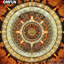 Homfun-pintura de diamante redondo/cuadrado completa, cuadro artesanal 5D, flor de Mandala, bordado 3D, punto de cruz, decoración del hogar, regalo A12531 2024 - compra barato