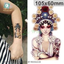 Водонепроницаемые временные тату наклейки китайские драматические персонажи тату наклейки флэш-тату поддельные татуировки для девушек женщин мужчин 2024 - купить недорого