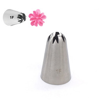 Larger Size 1F Cherry Blossom Decorating Nozzle Icing Tube Pastry Tips Fondant Cake Decorating Sugarcraft Tools Bakeware 2024 - buy cheap