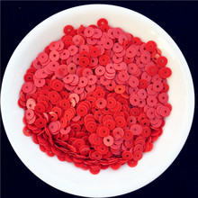 2000pcs(10g) Solid Red Color Sequin 4mm Flat round loose sequins Paillettes sewing Wedding craft,Women Clothings DIY Accessories 2024 - buy cheap