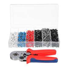 1500Pcs Crimper Cord Wire Connector Terminal Bootlace Ferrule Crimper Kit With Ratchet Crimping Tool End Terminal Block 2024 - buy cheap