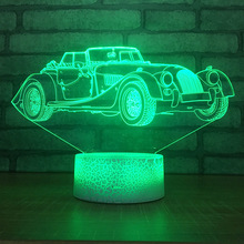 Creative Gifts 3d Small Night Desk Lamp Acrylic Atmosphere Lights Home Lighting Creative Usb Table Lamps For Living Room 2024 - buy cheap