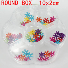 Free shipping 10x2cm round storage box 7 inner boxes tool box perfect for painting tool fishing medicine beauty storage use 2024 - buy cheap