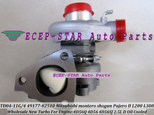 Turbocompresor TD04 49177-02510 49177-02511 MD155984 MD187211 para MITSUBISHI MONTERO L200 L300 L400 PAJERO 1991- 4D56Q 2.5L 2024 - compra barato