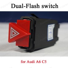9 pin Warning light Dual Flash Switch Button Emergency Lamp switch for A-udi A6 C5 4B0 941 509 c 2024 - buy cheap