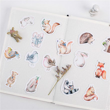 Cute Animals Memo Pad Diary Stickers Pack Posted It Planner Scrapbooking Stationery Escolar School Supplies Stationery 2024 - buy cheap