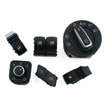 Window Mirror Headlight Door Control Switch For VW Passat B6 Golf MK5 6 R32 GTI MK5 Rabbit Tiguan 5K3959857 1K0962125 5ND941431B 2024 - buy cheap