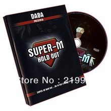 Free shipping Super M Hold out  (DVD and Gimmick) Magic Tricks 2024 - buy cheap