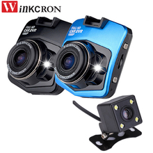 Best Dual lens Car dvr Camera 2.4" Full HD 1080P DVR Video Recorder With RearView Cameras Night Vision Camcorder 2024 - купить недорого