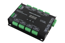 Controlador decodificador de led, 32 canais, 96a, rgbw, dmx 512, com luz de led, 8 bits/16 bits 2024 - compre barato